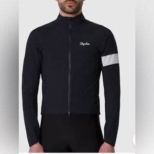 Rapha Men's core rain  Jacket with White Accent